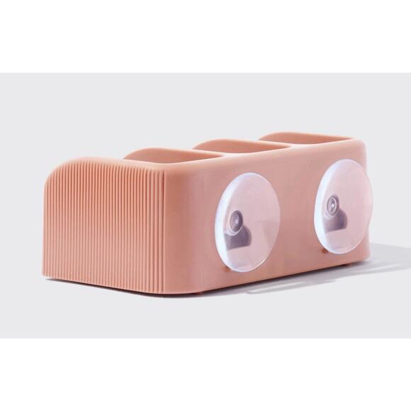 KITSCH Self-Draining Soap Dish - Terracotta & Solid Conditioner Castor Oil - Picture 5 of 5